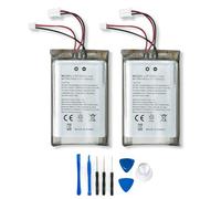 BORSCELLOR PS4 Controller Battery Pickle Power 2PCS 2000mAh PS4Pro Batteries Compatible with Playstation 4 Dualshock 4 V1 V2 Controller LIP1522 CUH-ZCT2E CUH-ZCT2 CUH-ZCT1U CUH-ZCT1E