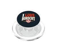 Borscht Beet Soup I Love Borscht PopSockets PopGrip for MagSafe