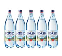 Borsec Sparkling water 1.5l | Carbonated Water | Romanian Water Romanesc (5 Pack, Sparkling water)