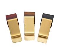 Borsgye Notebook Pencil Holder Pen Loop for Notebook Retro Leather Traveler Journal Bookmark with Copper Clip -3 PCS Black Brown Dark Red