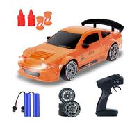 BORSTOYPRO RC Drift Car, 1:24 Remote Control Car 4WD Drift GT-RX7 RC Cars Vehicle High-Speed Racing RC Drifting Cars with Full Proportional Throttle Gifts Toy for Boys Kids