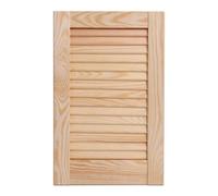 Bortaberg Wavy Pine Door Natural Unfinished 1400 X 494 mm (55.1" X 19.4") Decorative Slatted Wooden Door For Wardrobes & Cabinets