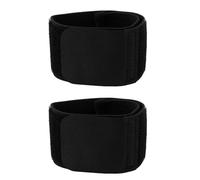 Bortivier 1 Pair Soccer Shin Guard Stay Fixed Bandage Tape Shin Pads Prevent Drop Off Adjustable Elastic Sports Bandage,Black