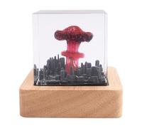 Bortivier 1 PCS Mushroom Cloud Nuclear Explosion Lamp Bomb Model Atmosphere Lamp Decoration for Kids