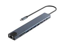 Bortivier 10 in 1 USB C Docking Station USB Expansion Dock Type C Splitter USB C to -Compatible Adapter PD100W