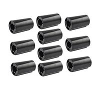 Bortivier 10 Pack AA to C Size Battery Adapter Case,AA to C Size Spacers, AA to Size C Battery Adapter Converter Case(Black)