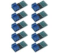 Bortivier 10 PCS DC 5V-36V 15A(Max 30A) 400W Dual High-Power MOSFET Trigger Switch Drive Module 0-20KHz PWM Adjustment Electronic