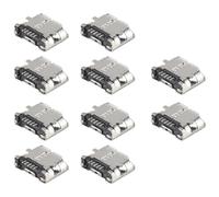 Bortivier 10 Pcs Spare Parts Type B Micro USB Female Jack Connector Port Socket