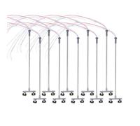 Bortivier 10Pcs 2Led Street Lamp 1:100 Ho Scale Street Light Scenery Mini Lamppost For Sand Table Model 2