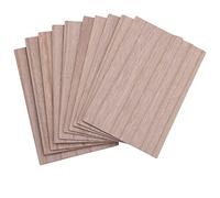 Bortivier 10Pcs Balsa Wood Sheets Wooden Plate 150 * 100 * 2mm For House Ship Craft Model DIY