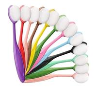 Bortivier 12Pcs Colored Ink Blending Brushes, Crafting Ink Background Blender for Blender Paper Stencil, Painting, Drawing Easy Install