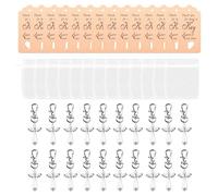 Bortivier 20Pcs Thank You Gift Angel Keychains Wedding Favors Guardian Angel for Baby Shower Birthday Giveaway