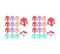 Bortivier 24 Pcs Canvas Stands for Painting Paint Stand Mini Canvas Feet Risers Fluid Painting Supplies Acrylic Pouring Paint