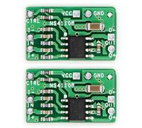 Bortivier 2PCS Differential Amplifier Board 18W Digital Class D/AB NS4110B Voltage 6-14V Audio Power Amplifier
