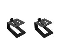 Bortivier 2X Desk Speaker Stands,Audio Speaker Stands for Studio Monitors, Bookshelf Speaker Desktop Speaker Stands