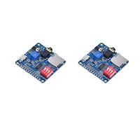 Bortivier 2X DY-SV5W Voice Playback Module for MP3 Music Player Voice Playback Amplifier 5W SD/TF Card Integrated UART I/O Trigger