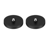 Bortivier 2X Magnetic Suction Bracket Base 1/4 Inch Screw Thread Hole Action Camera Holder Camera Photography Accessories