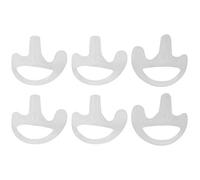 Bortivier 3 Pairs Transparent Silicone Soft Earbud for Walkie Talkie Covert Acoustic Tube Earpiece Small/Middle/Large J6116Z
