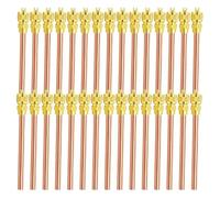 Bortivier 30Pcs Access Service Valve,Refrigerator Access Valves Kit, Stem Core AC Refrigeration Service Valve