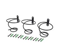 Bortivier 3Pack Simple Single Bottle Wall-Mounted Wine Rack, Wine Bottle Display Rack, Metal Hanging Wine Rack