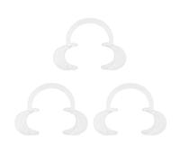 Bortivier 3pcs Autoclavable Dental Teeth Whitening Lip & Cheek Retractor Dentist Mouth Opener Repeat Use, S