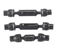 Bortivier 3Pcs Metal Drive Shaft CVD for B16 B36 Q60 Q63 Q64 MN77 FY004 6WD 1/16 RC Car Upgrade Parts,2