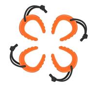 Bortivier 4 Pack First Responder Door Stops Door Jam for Law Enforcement Door Stoppers Wedge Door Stopper Orange