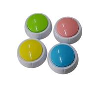 Bortivier 4 Pcs Squeeze Sound Box Music Box Recordable Voice Sound Button Party Supplies Communication Buttons Buzzer Sounding Box