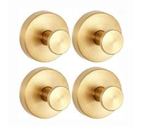 Bortivier 4 PCS Suction Cup Hooks for Shower Wall No Drill Hook Removable Reusable Towel Hooks for Kitchen Glass Door Window C