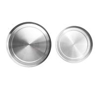 Bortivier 4Pcs Stainless Steel Hob Covers Stove Plate Top Cooker Protector Kit Set Utensils 17/21CM Kitchen Accessories