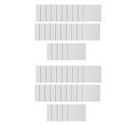 Bortivier 50 Pcs Magnetic Painting Canvas Panel Magnetic Mini Canvas Boards Canvas Blank Canvases for Painting Art Gift DIY Decor