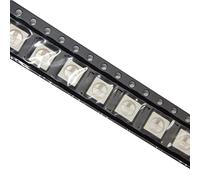 Bortivier 500Pcs WS2812B (4Pins) LED Chip 5050 RGB SMD White Version WS2812 Individually Addressable Digital Pixels DC5V