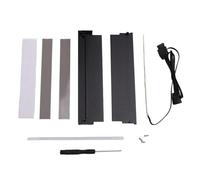 Bortivier 5V-3PIN ARGB RAM Heatsink Cooler Memory Cooling Vest DDR3 DDR4 DDR5 Memory Heatsink for Desktop Computer PC Black