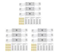 Bortivier 9 Pcs Crack Monitoring Record, Acrylic Corner Tell-Tale Monitor,Tell-Tale Crack Monitoring Device,Measuring Instrument