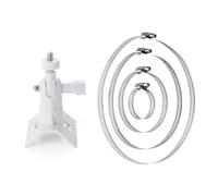 Bortivier Adjustable Stainless Steel Hose Clamp Hoop Pipe Poles Mount Bracket Worm Gear for Security Camera Accessories B