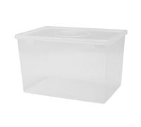 Bortivier Airtight Bread Storage Containers Bread Box Plastic Bread Storage Box Reusable Loaf Cake Clear Bread Dispenser Freshest Bread Bin