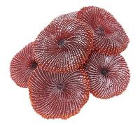 Bortivier Artificial Aquarium Fish Tank Decoration Coral Sea Plant Ornament Silicone Red