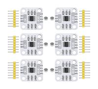 Bortivier AS5600 Magnetic Induction Angle Measurement Sensor 6Pcs AS5600 Magnetic Encoder 12bit High 6Pcs
