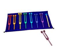 Bortivier Chakra Tuning Fork Set for Healing, Sound Therapy, Maintaining Perfect Harmony of Body, Mind and Spirit