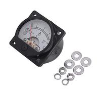 Bortivier Class 2.5 Accuracy AC 0-5A Analog Panel Round Meter Ammeter Meter Black