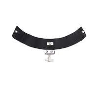 Bortivier Drum Dampening Cushions Drum Dampener Drum Damping Mat Leather Drum Stickers Drum Dampening Mat