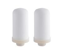 Bortivier Faucet Water Filter Cartridges, 2 Pack 8-Layer Cleaning Universal Diatom Earth Ceramic Filter