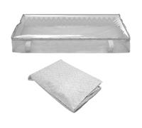 Bortivier Foldable Under Bed Bags Large Under Bed Storage Boxes Thick Breathable Underbed Clothes Storage Bags Zippered Organizer