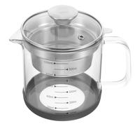 Bortivier Food Strainer Nut Milk Bag Replacement Yogurt Strainer Stainless Steel Iced Tea Pitcher Juice Beverage Carafe with Scale