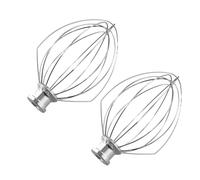 Bortivier for K5AWW Wire Whip Replacement for Kitchen 5QT 5K5SS 5KPM5 Mixer for 5 Quart Lift Machines Wire Whip 2Pcs