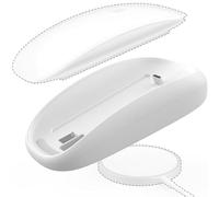 Bortivier For Magic Mouse 2 USB C Wireless Charging Mouse Charger Ergonomic Grip& Base for Magic Mouse 2 White
