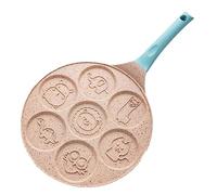 Bortivier Frying Mould Frying Pan Accessories Seven-Hole Breakfast Animal Face Small Egg Dumpling