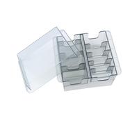 Bortivier Grid Base Storage Box for 8Pcs Hair Clipper Trimmer Limit Comb Guide Comb Barber Tool for Guide Combs