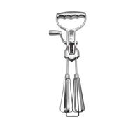 Bortivier Hand Crank,Handheld Double Head Stainless Steel Rotary Hand Whip Whisk