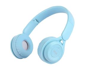 Bortivier Headband Bluetooth Headset Y08 Wireless Bluetooth Headset Portable Foldable Children Headset Blue